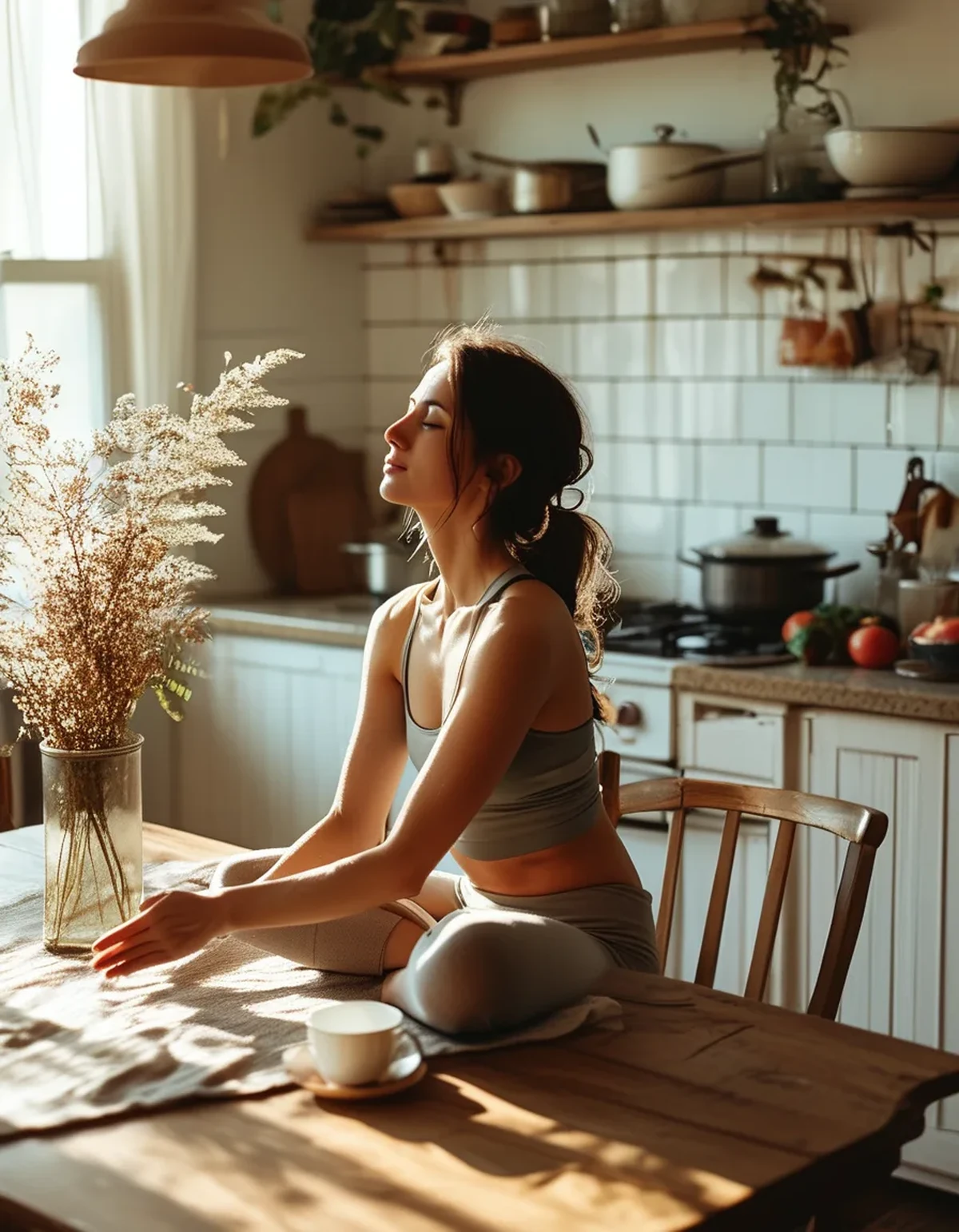 A 5-Minute Chair Yoga Routine to Actually Wake Your Body Up in the Morning