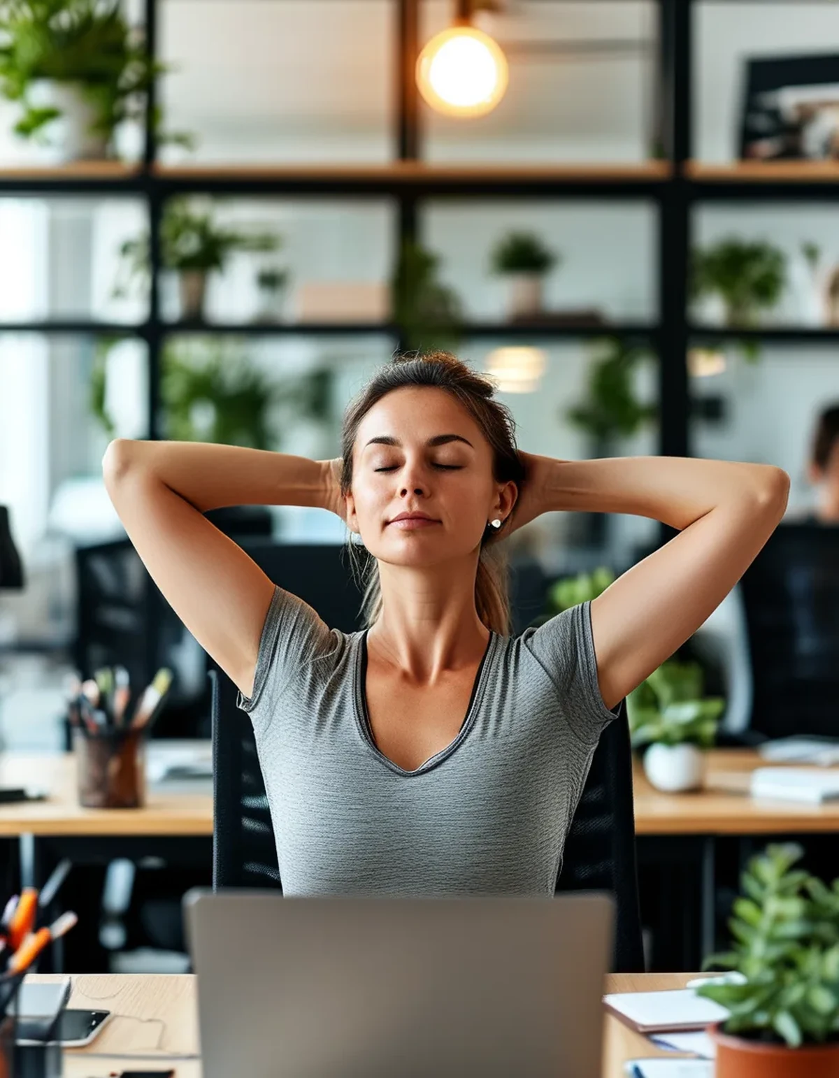 Chair Yoga for Neck Tension: A 5-Minute Desk Routine