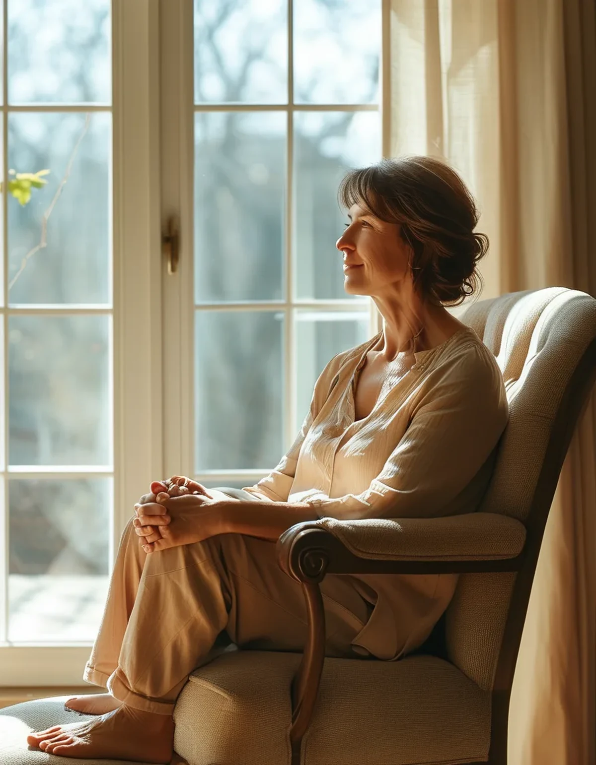 Chair Yoga for Swollen Ankles and Feet in Late-Summer Heat