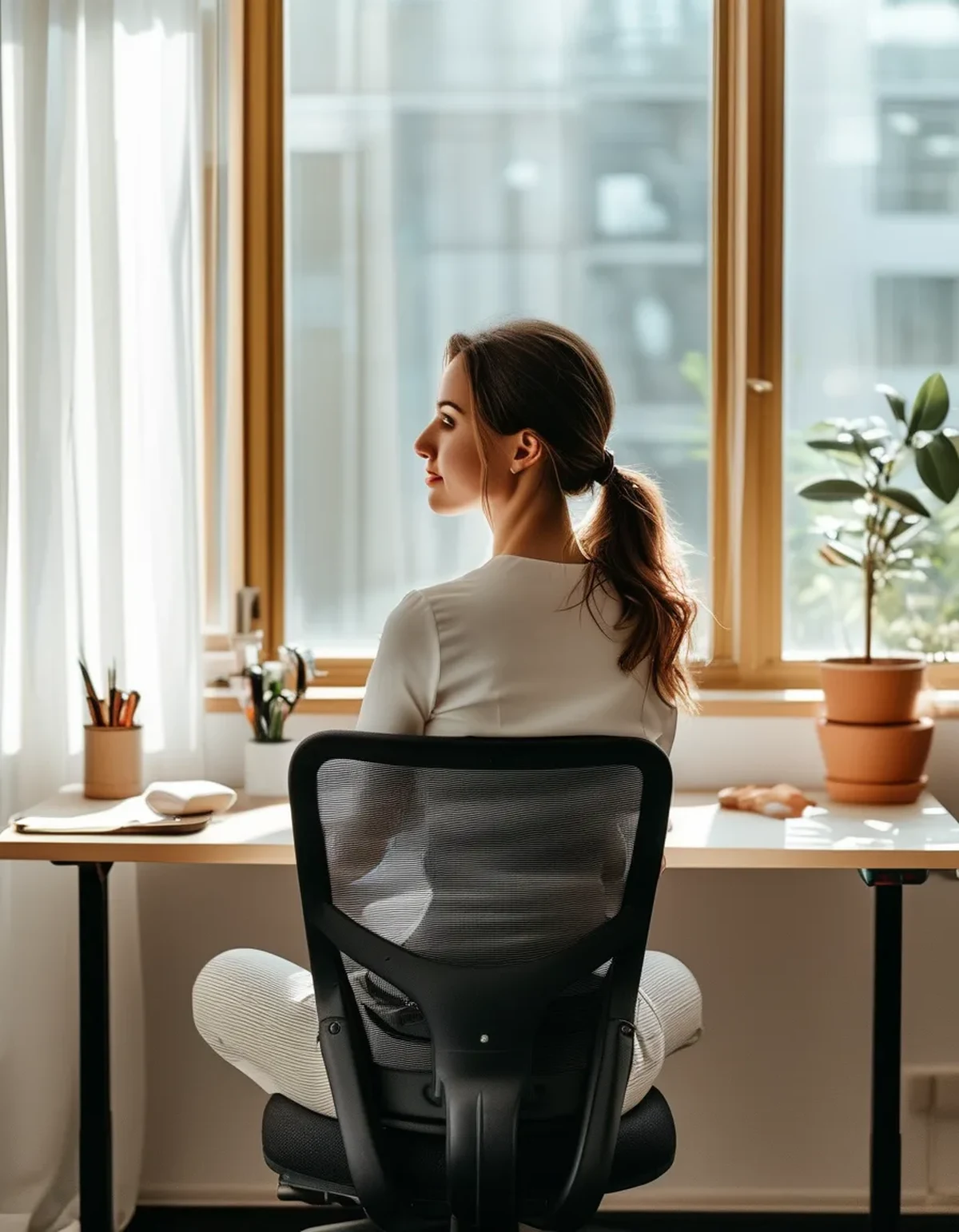 Chair Yoga When Your Chair Has Arms and Wheels