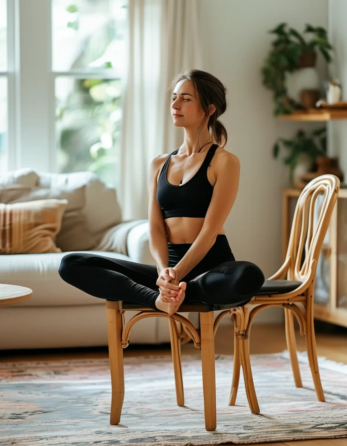 Why Chair Yoga Is Harder on a Soft Chair Than a Hard One